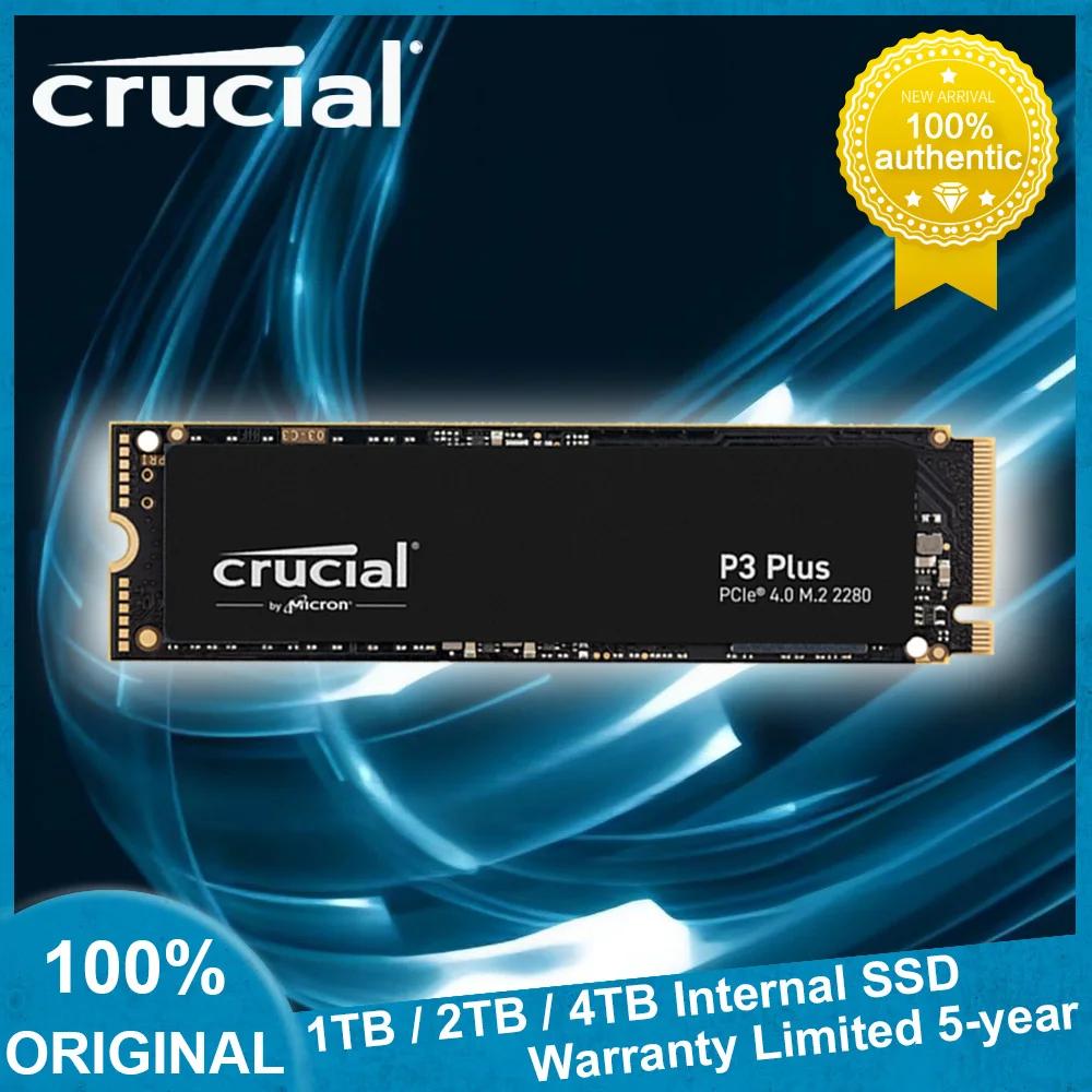 Crucial ũž ƮϿ  ָ Ʈ ̺, PCIe 4.0, 3D NAND, ִ 5000MB, 500GB, 1TB, 2TB, M.2 2280 SSD, P3 Plus NVMe SSD